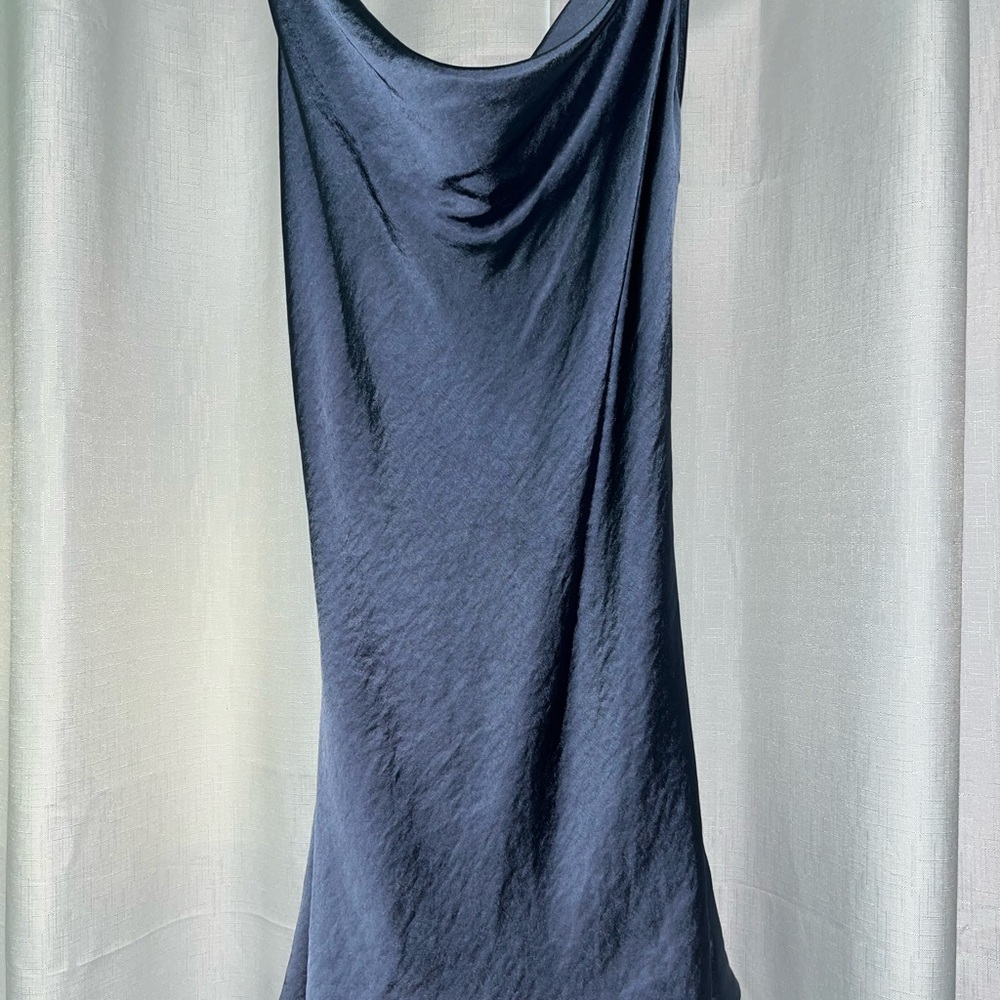 Motel Rocks Blue Ruched Mini Slip Dress - Picture 3 of 4